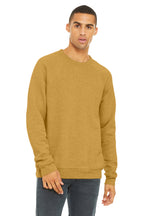 HtMustard BELLA+CANVAS Unisex Sponge Fleece Raglan Sweatshirt. BC3901