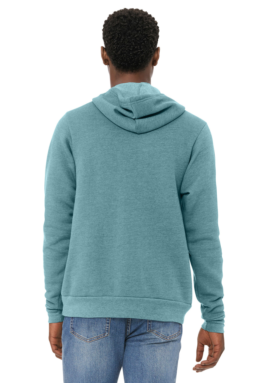 HtrBluLagn BELLA+CANVAS Unisex Sponge Fleece Pullover Hoodie. BC3719