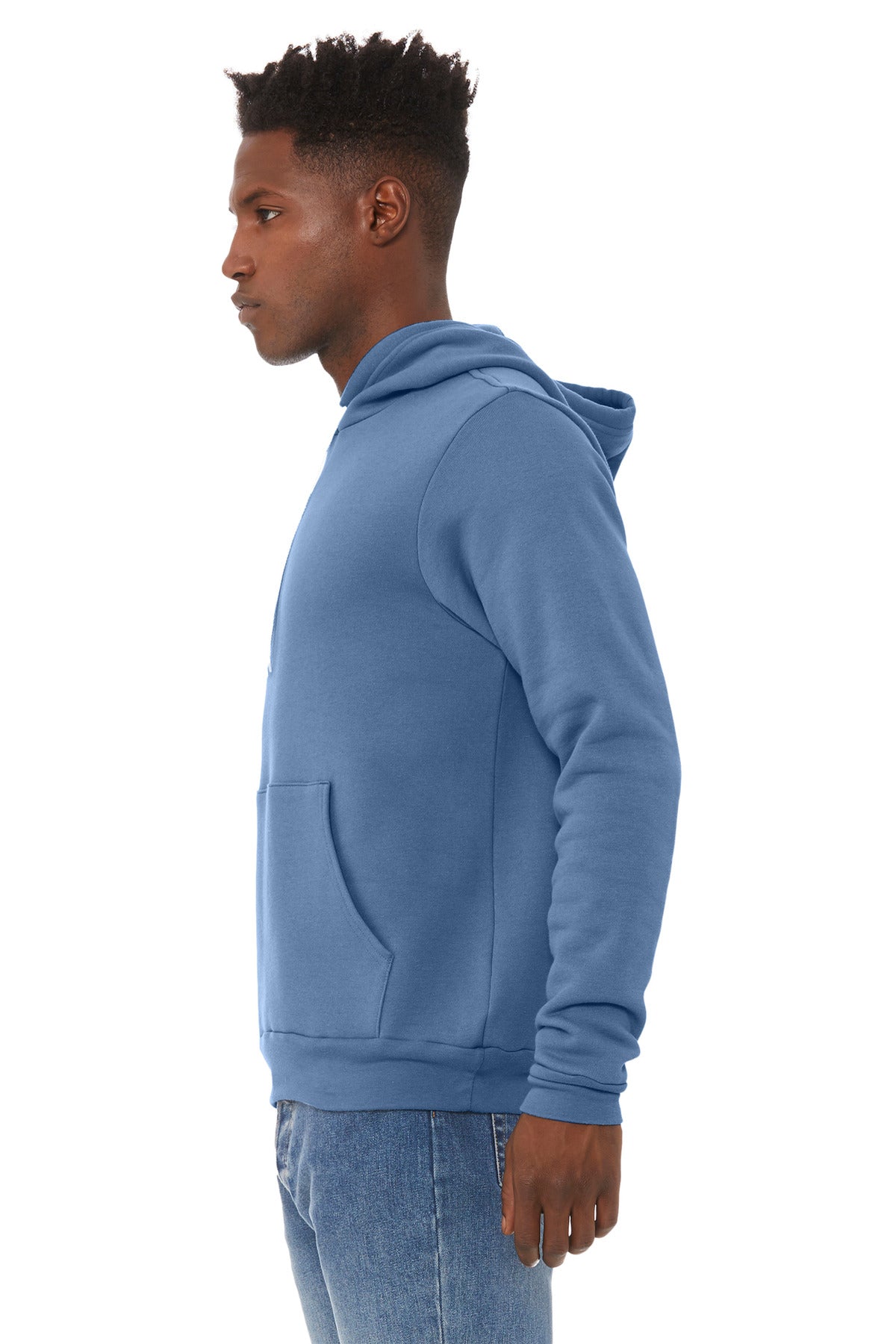 LavenderBl BELLA+CANVAS Unisex Sponge Fleece Pullover Hoodie. BC3719