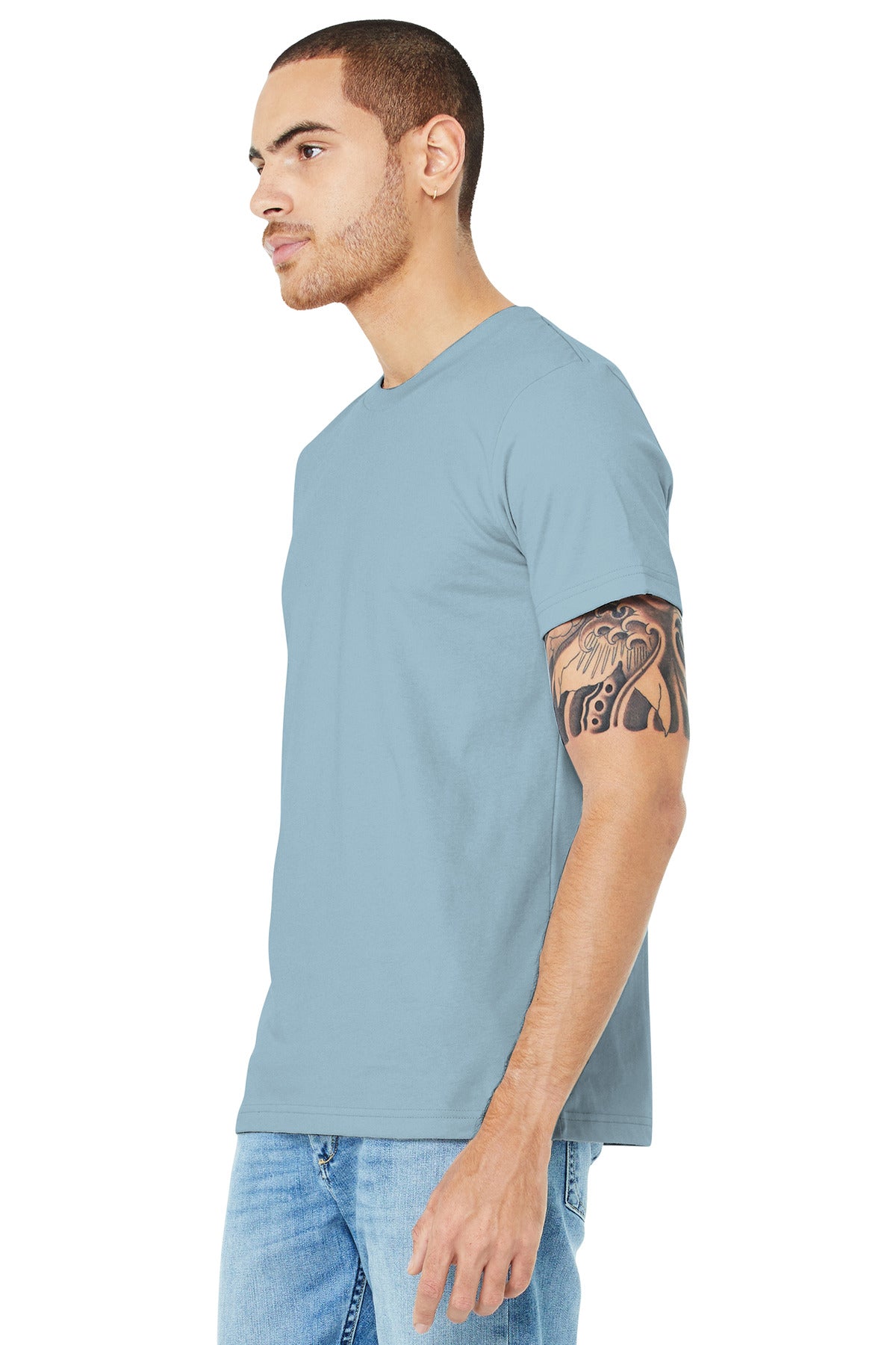 Light Blue BELLA+CANVAS Unisex Jersey Short Sleeve Tee. BC3001