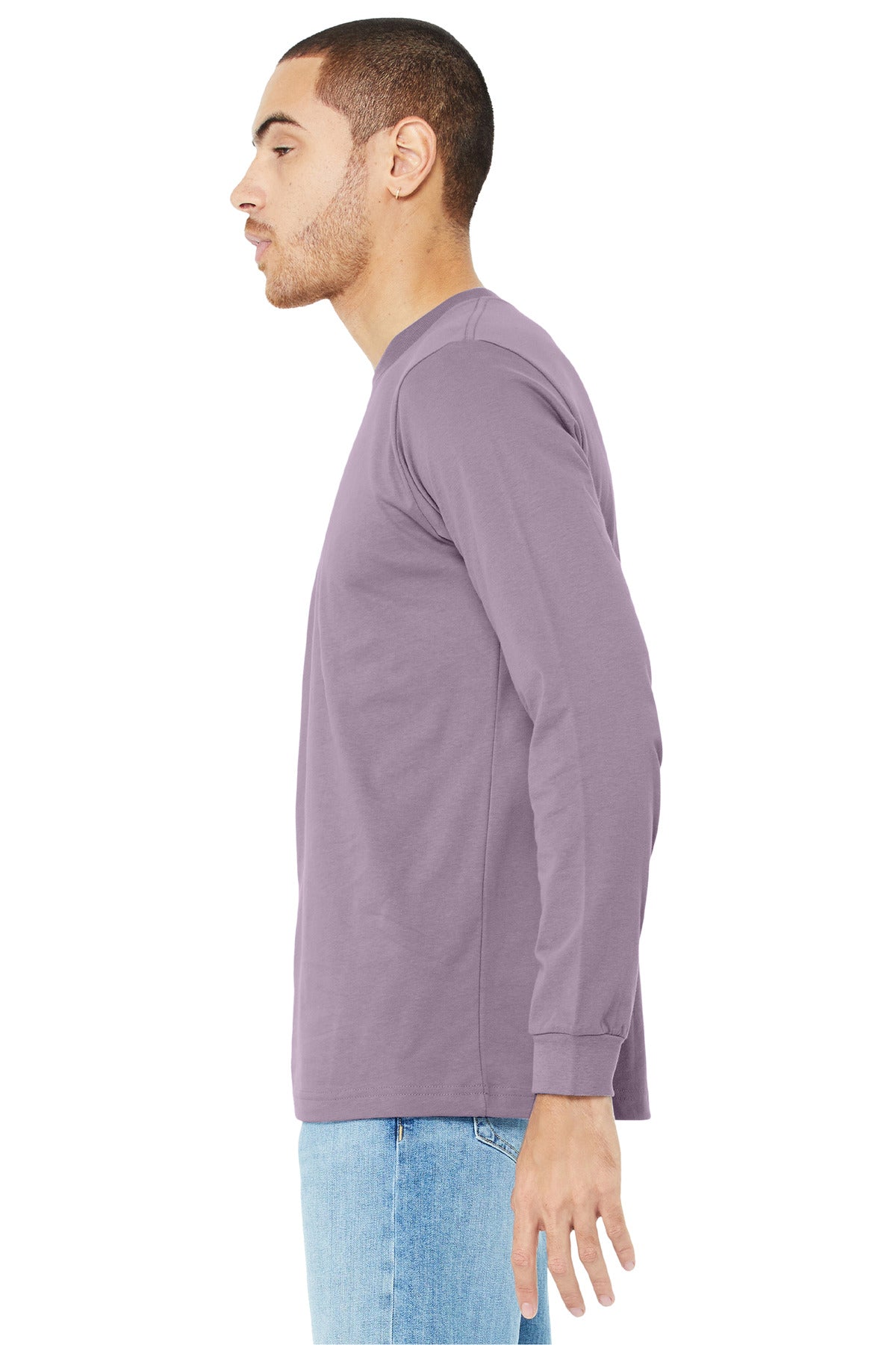 LtViolet BELLA+CANVAS Unisex Jersey Long Sleeve Tee. BC3501