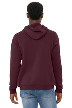 Maroon BELLA+CANVAS Unisex Sponge Fleece Pullover Hoodie. BC3719