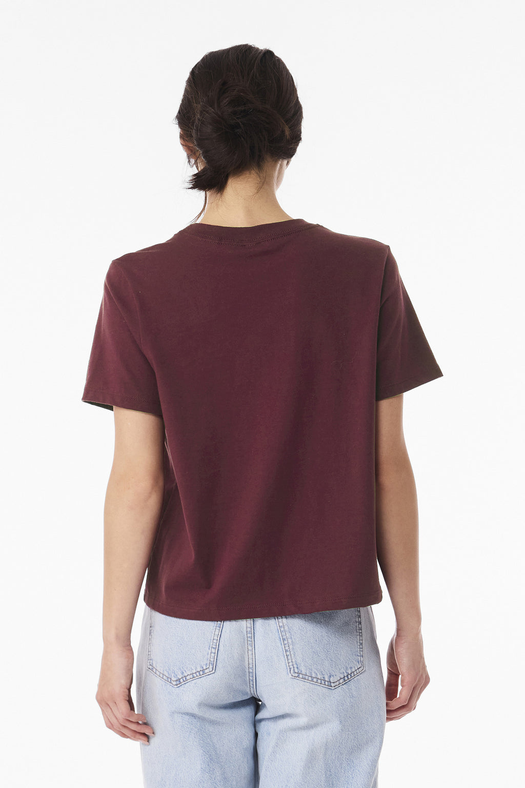 Maroon BELLA+CANVAS Women's 6-Ounce Heavyweight Tee BC6110