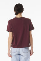 Maroon BELLA+CANVAS Women's 6-Ounce Heavyweight Tee BC6110
