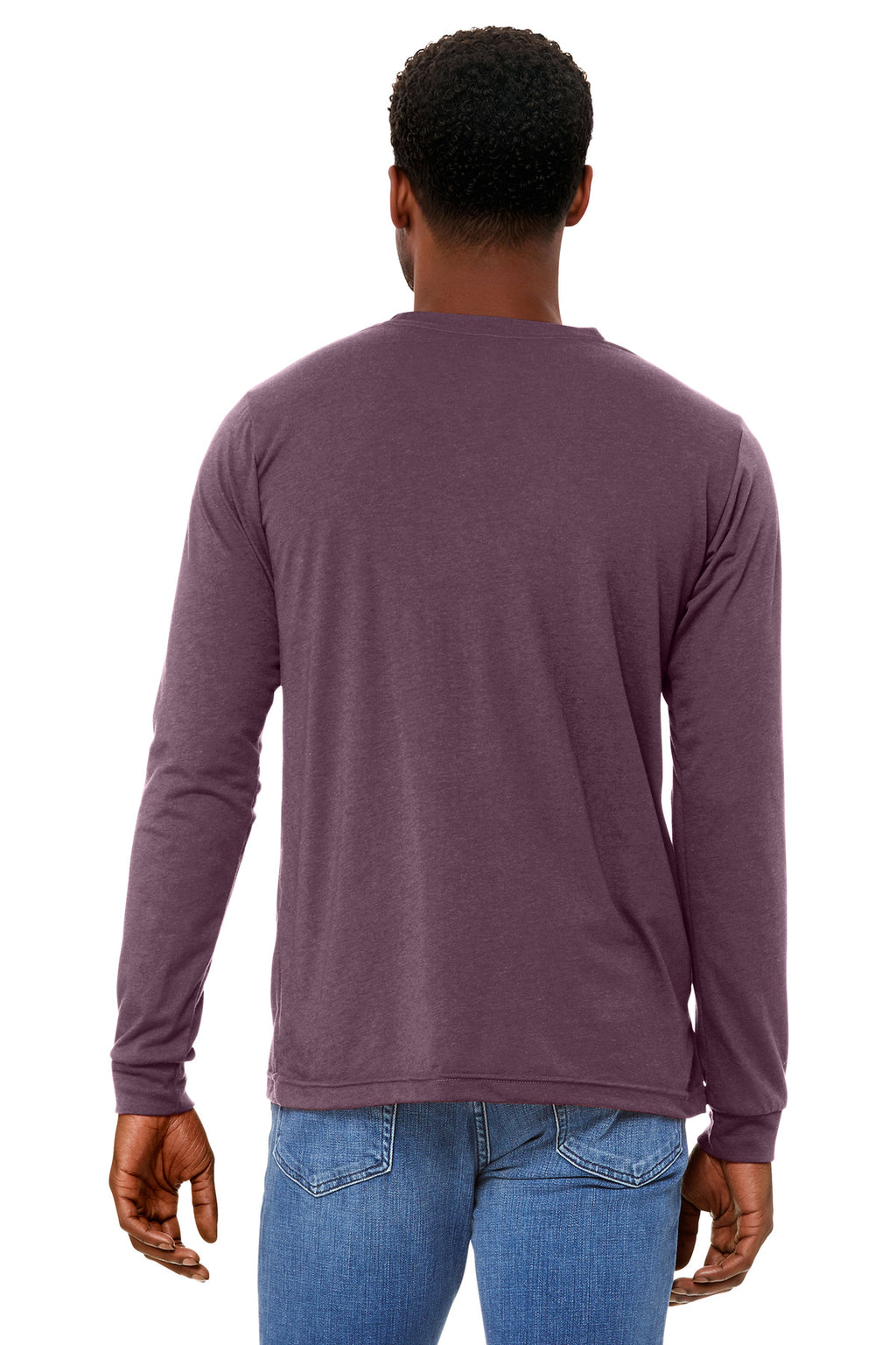 MaroonTB BELLA+CANVAS Unisex Triblend Long Sleeve Tee BC3513