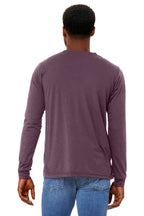 MaroonTB BELLA+CANVAS Unisex Triblend Long Sleeve Tee BC3513