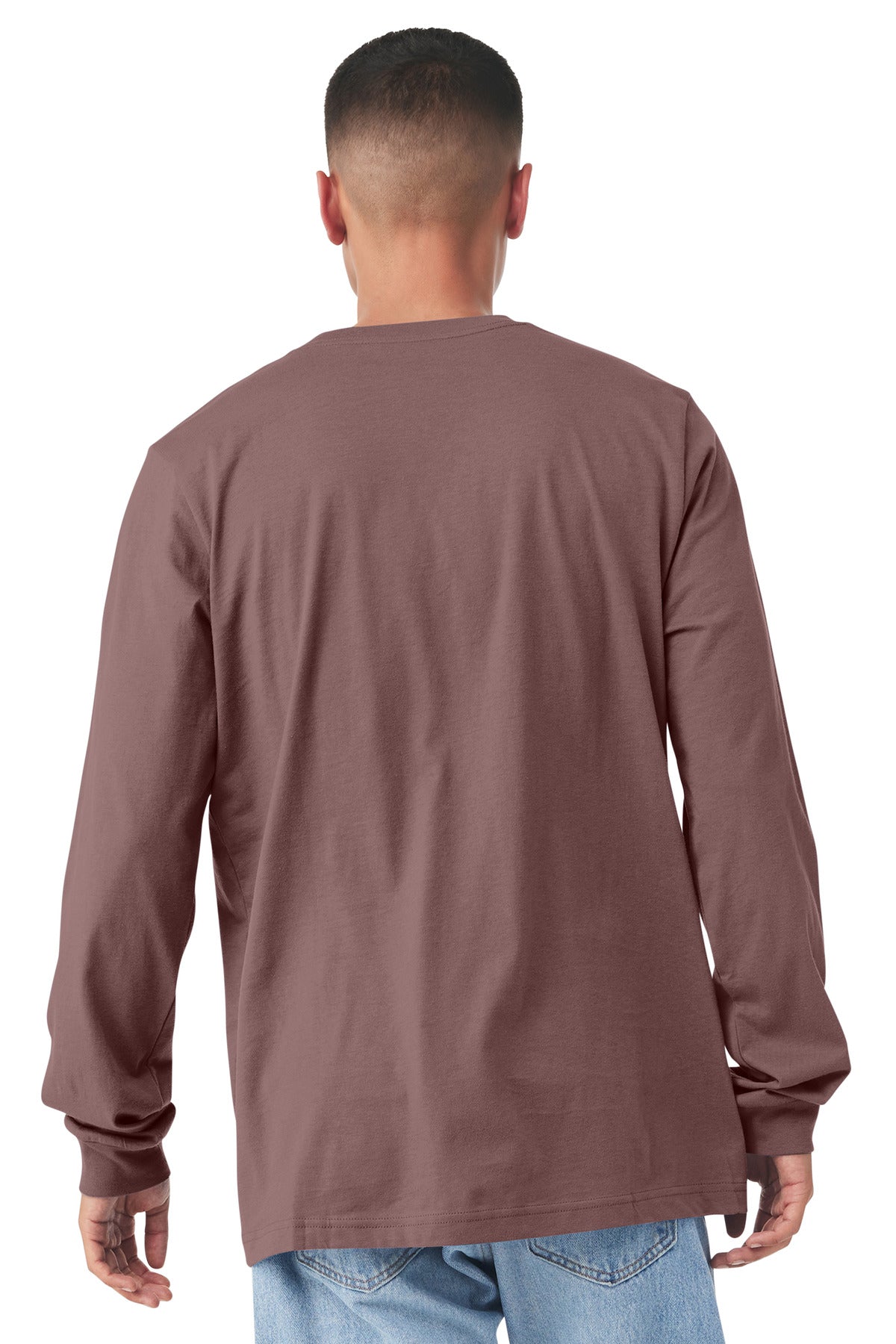 Mauve BELLA+CANVAS Unisex Jersey Long Sleeve Tee. BC3501