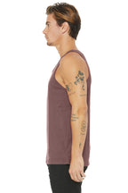 Mauve BELLA+CANVAS Unisex Jersey Tank. BC3480