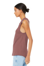 Mauve BELLA+CANVAS Women's Jersey Muscle Tank. BC6003