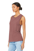 Mauve BELLA+CANVAS Women's Jersey Muscle Tank. BC6003