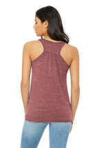 Mauve Marble BELLA+CANVAS Women's Flowy Racerback Tank. BC8800