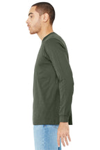 Military Green BELLA+CANVAS Unisex Jersey Long Sleeve Tee. BC3501