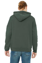 Military Green BELLA+CANVAS Unisex Sponge Fleece Pullover DTM Hoodie. BC3729