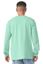 Mint BELLA+CANVAS Unisex Jersey Long Sleeve Tee. BC3501