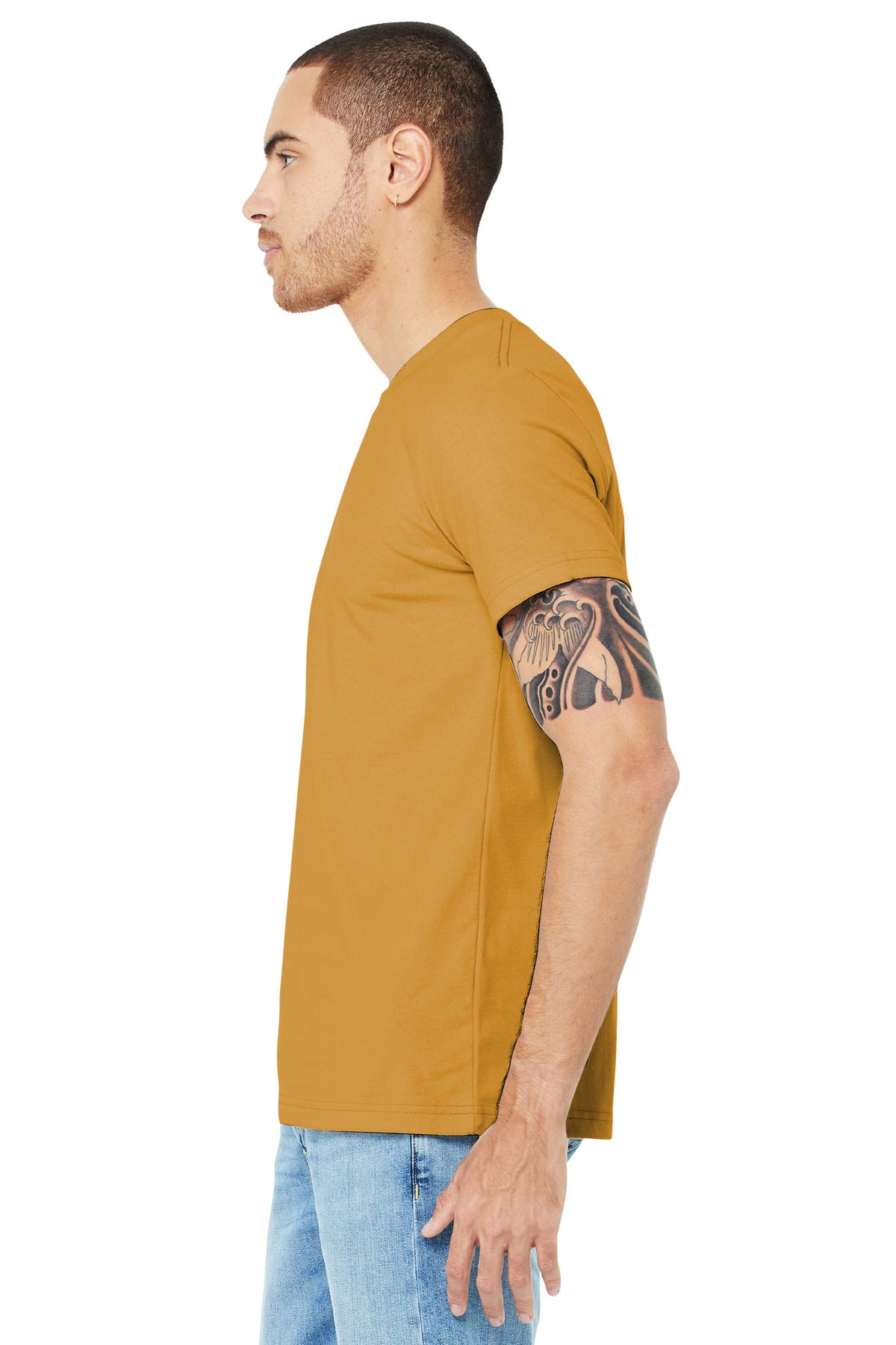 Mustard BELLA+CANVAS Unisex Jersey Short Sleeve Tee. BC3001
