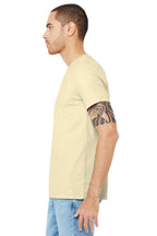 Natural BELLA+CANVAS Unisex Jersey Short Sleeve Tee. BC3001
