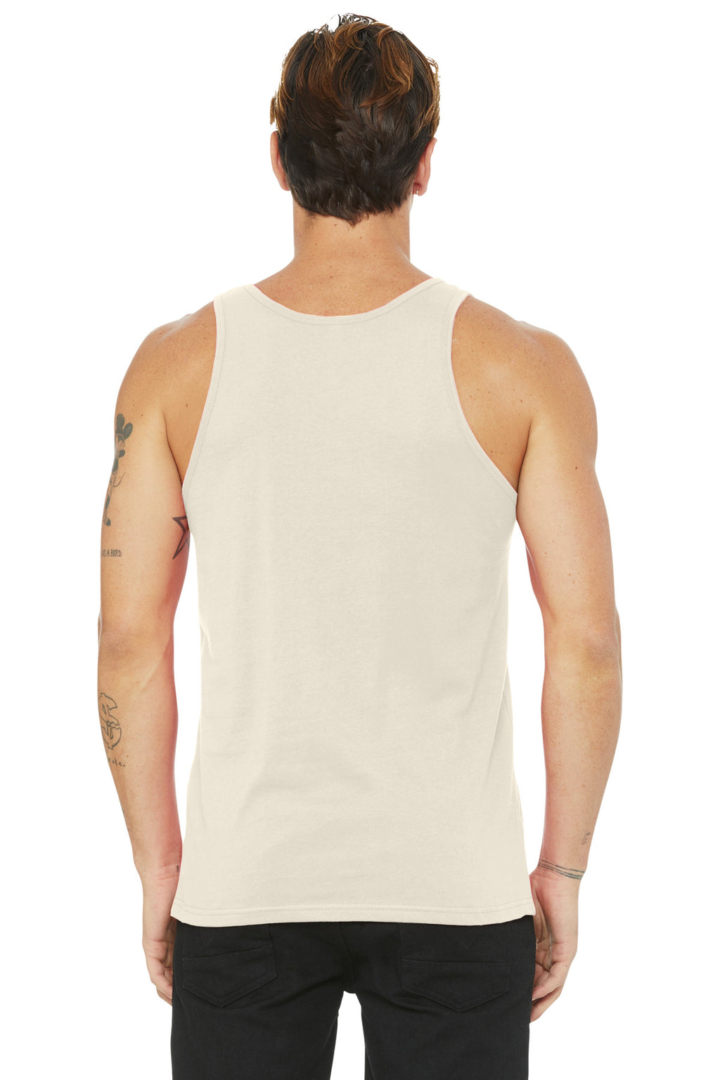 Natural BELLA+CANVAS Unisex Jersey Tank. BC3480