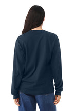 Navy BELLA+CANVAS Unisex 6-Ounce Heavyweight Long Sleeve Tee BC3511