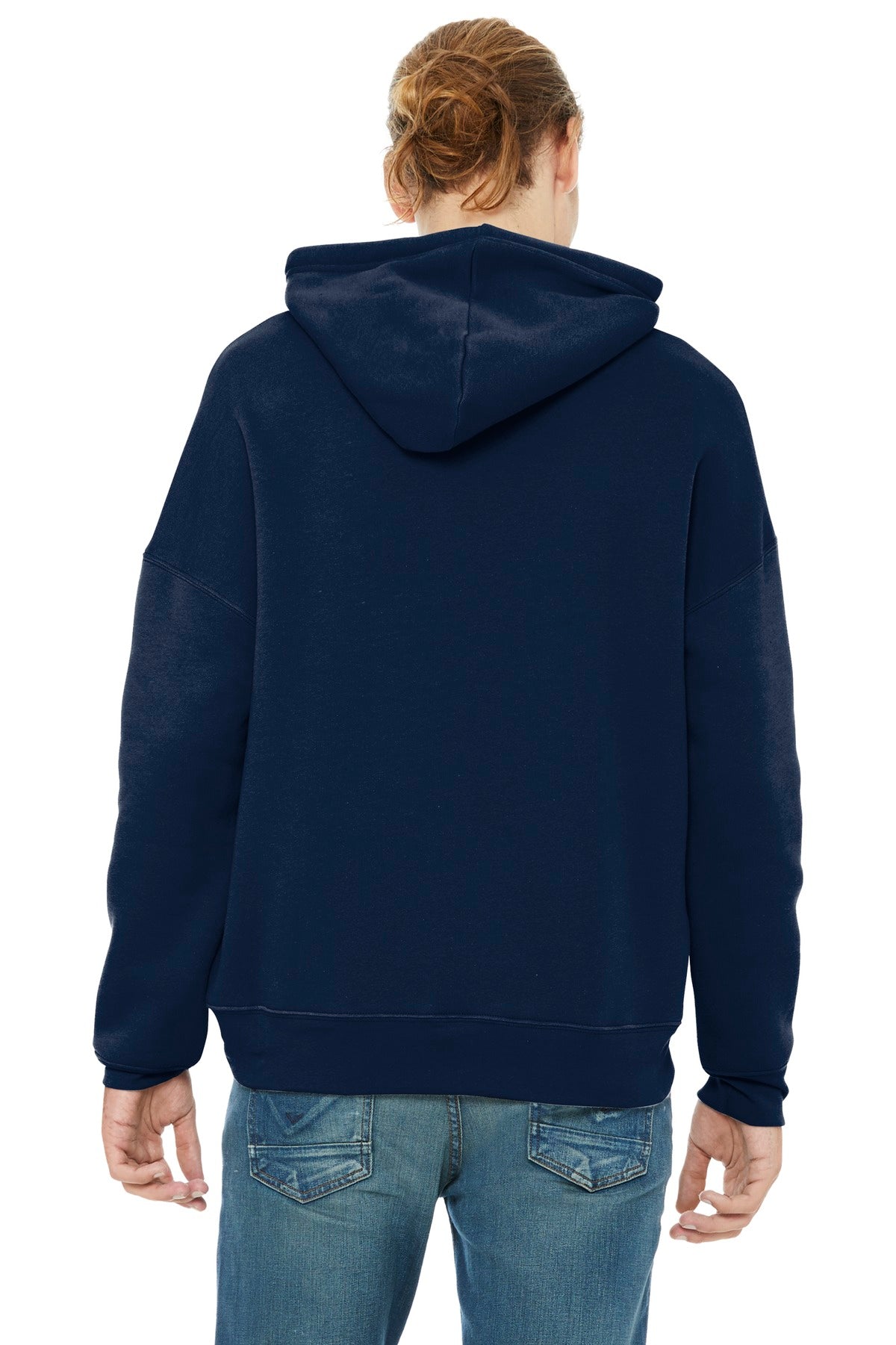 Navy BELLA+CANVAS Unisex Sponge Fleece Pullover DTM Hoodie. BC3729