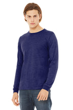 NavyTB BELLA+CANVAS Unisex Triblend Long Sleeve Tee BC3513