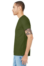 Olive BELLA+CANVAS Unisex Jersey Short Sleeve Tee. BC3001
