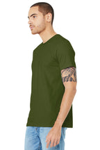 Olive BELLA+CANVAS Unisex Jersey Short Sleeve Tee. BC3001