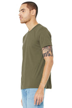 Olive TB BELLA+CANVAS Unisex Triblend Short Sleeve Tee. BC3413