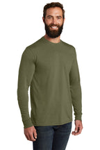 Olive You Grn Allmade Unisex Tri-Blend Long Sleeve Tee AL6004