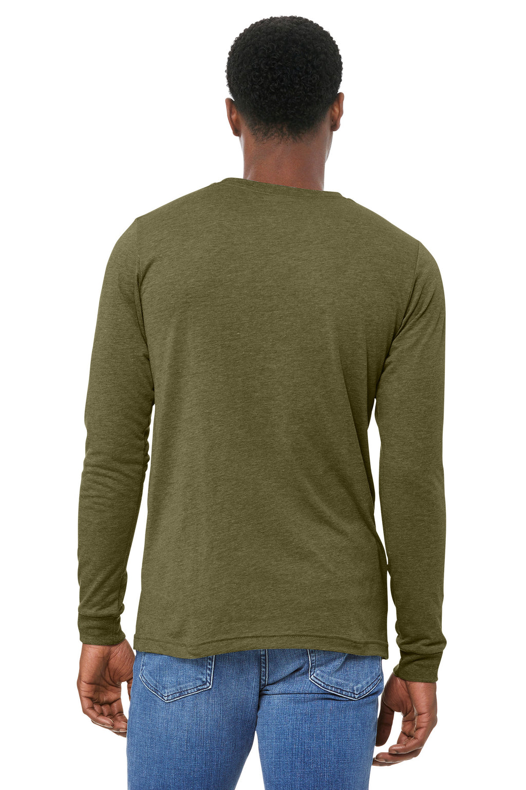 OliveTB BELLA+CANVAS Unisex Triblend Long Sleeve Tee BC3513