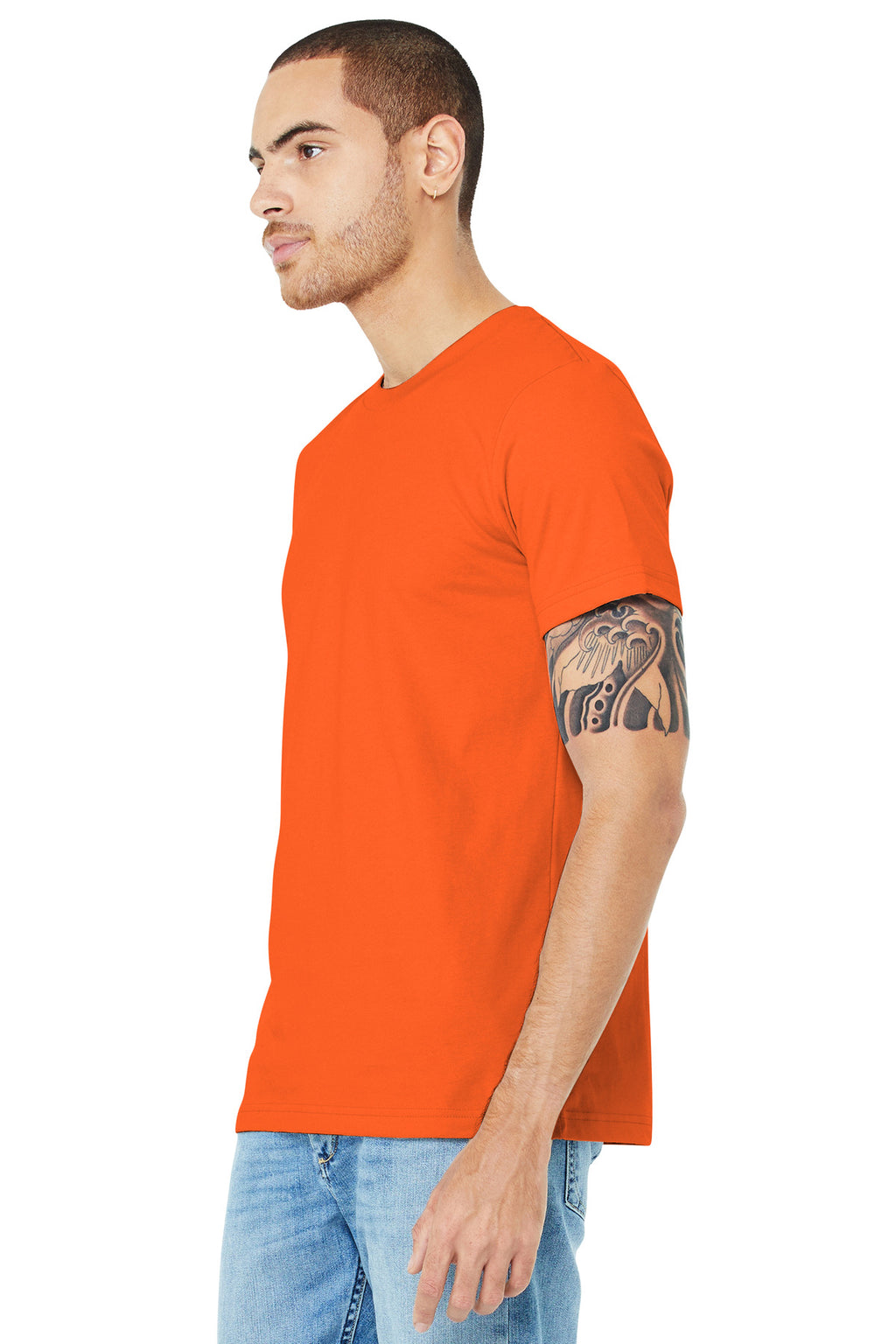 Orange BELLA+CANVAS Unisex Jersey Short Sleeve Tee. BC3001