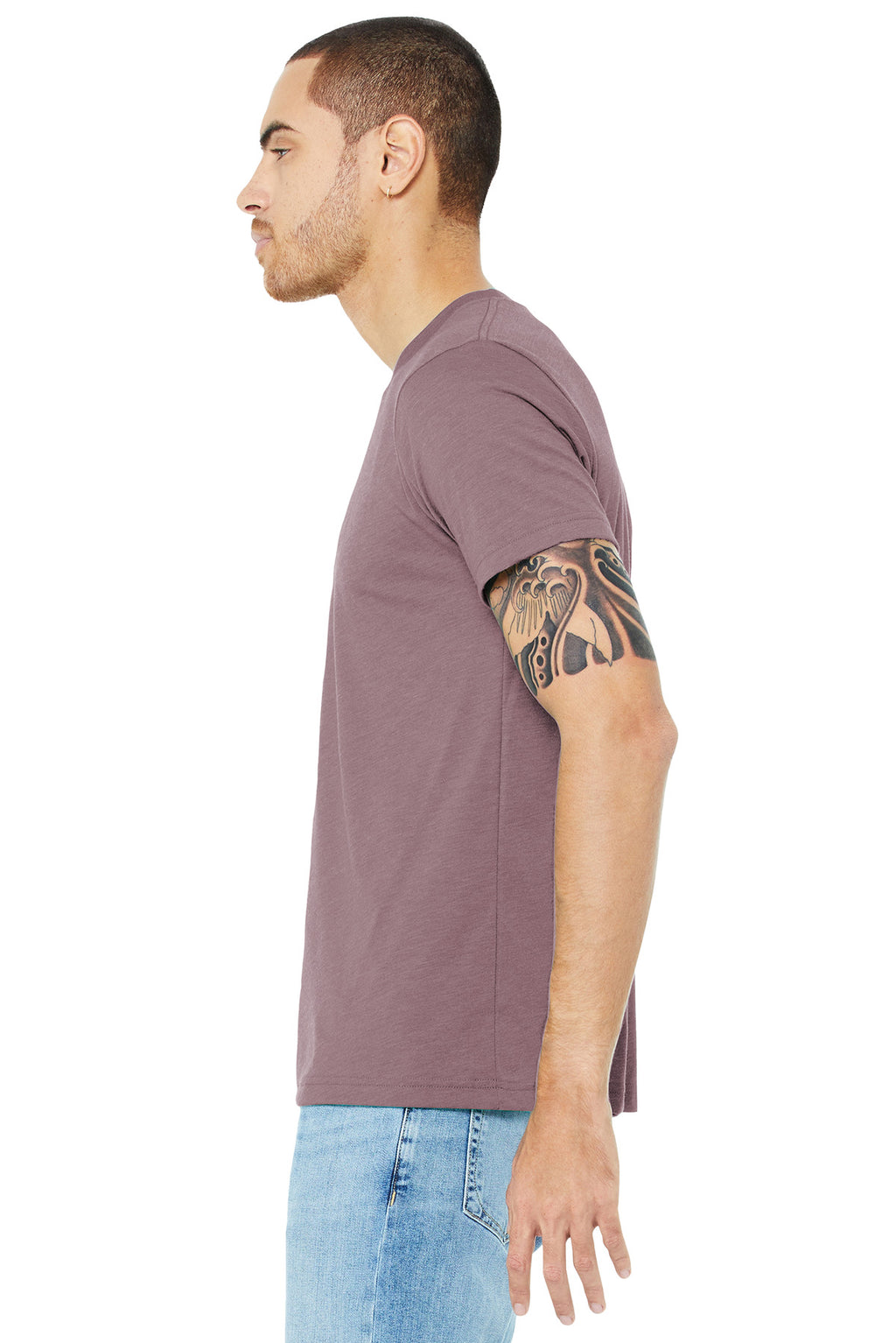 Orchid Tb BELLA+CANVAS Unisex Triblend Short Sleeve Tee. BC3413