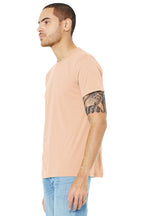 Peach TB BELLA+CANVAS Unisex Triblend Short Sleeve Tee. BC3413