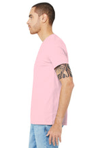 Pink BELLA+CANVAS Unisex Jersey Short Sleeve Tee. BC3001