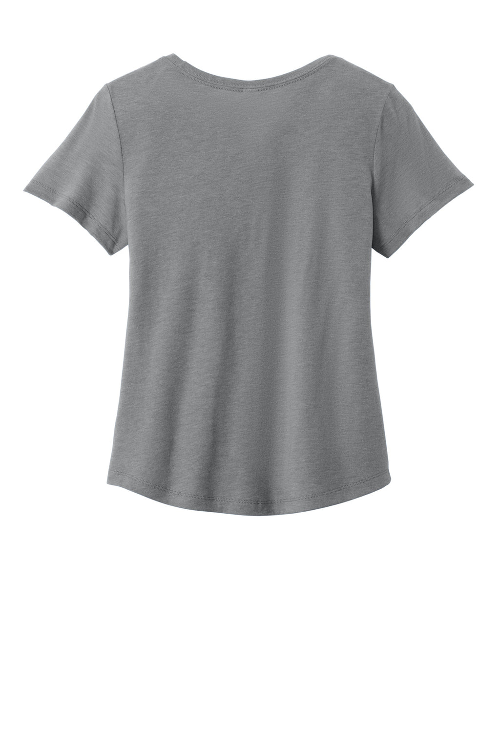 Rear View of AlumGrey Allmade Women's Relaxed Tri-Blend Scoop Neck Tee AL2015