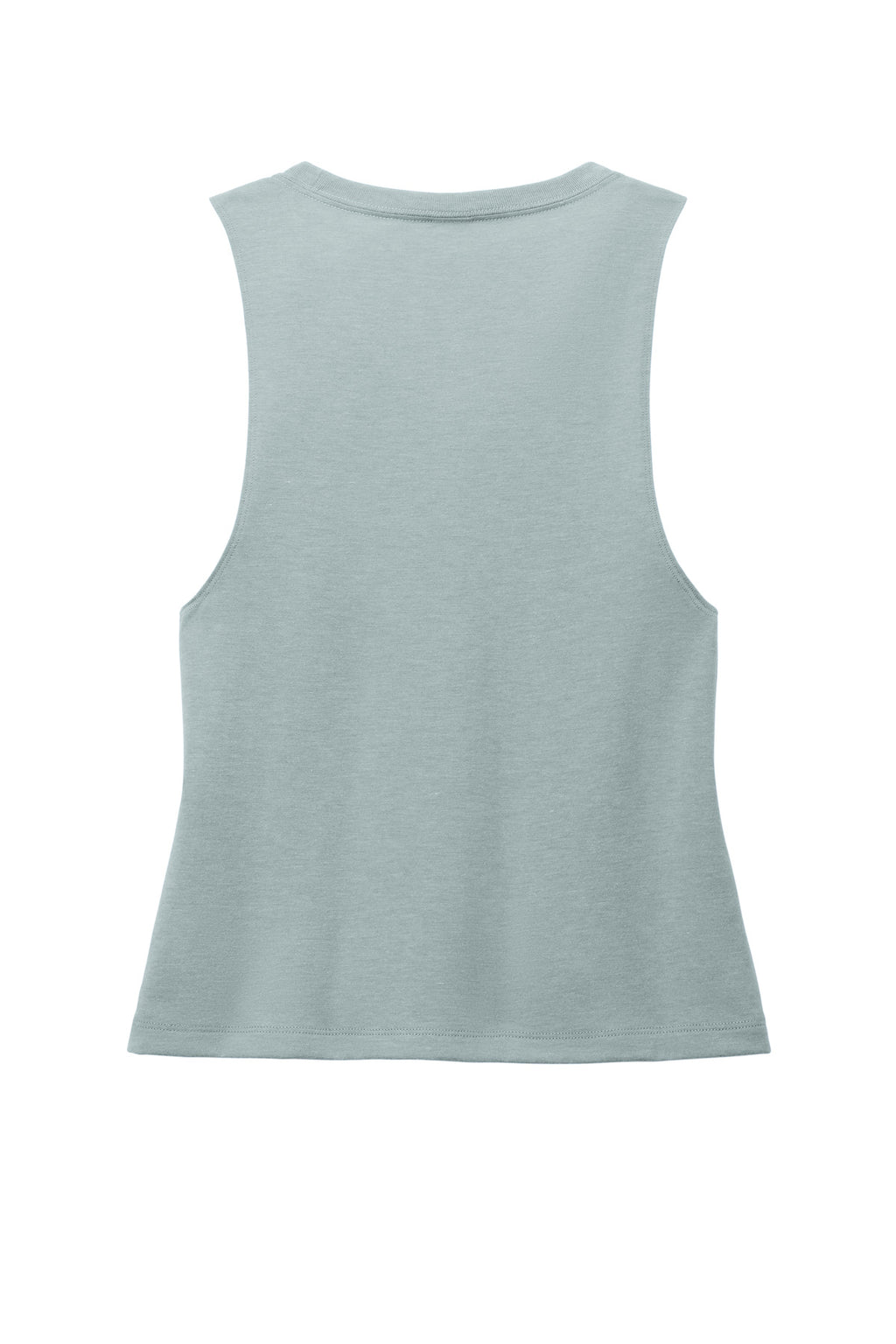Rear View of AlumGrey Allmade Women's Tri-Blend Muscle Tank AL2020