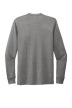 Rear View of Aluminum Grey Allmade Unisex Tri-Blend Long Sleeve Tee AL6004