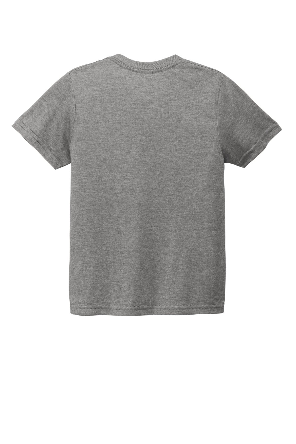 Rear View of Aluminum Grey Allmade Youth Tri-Blend Tee AL207