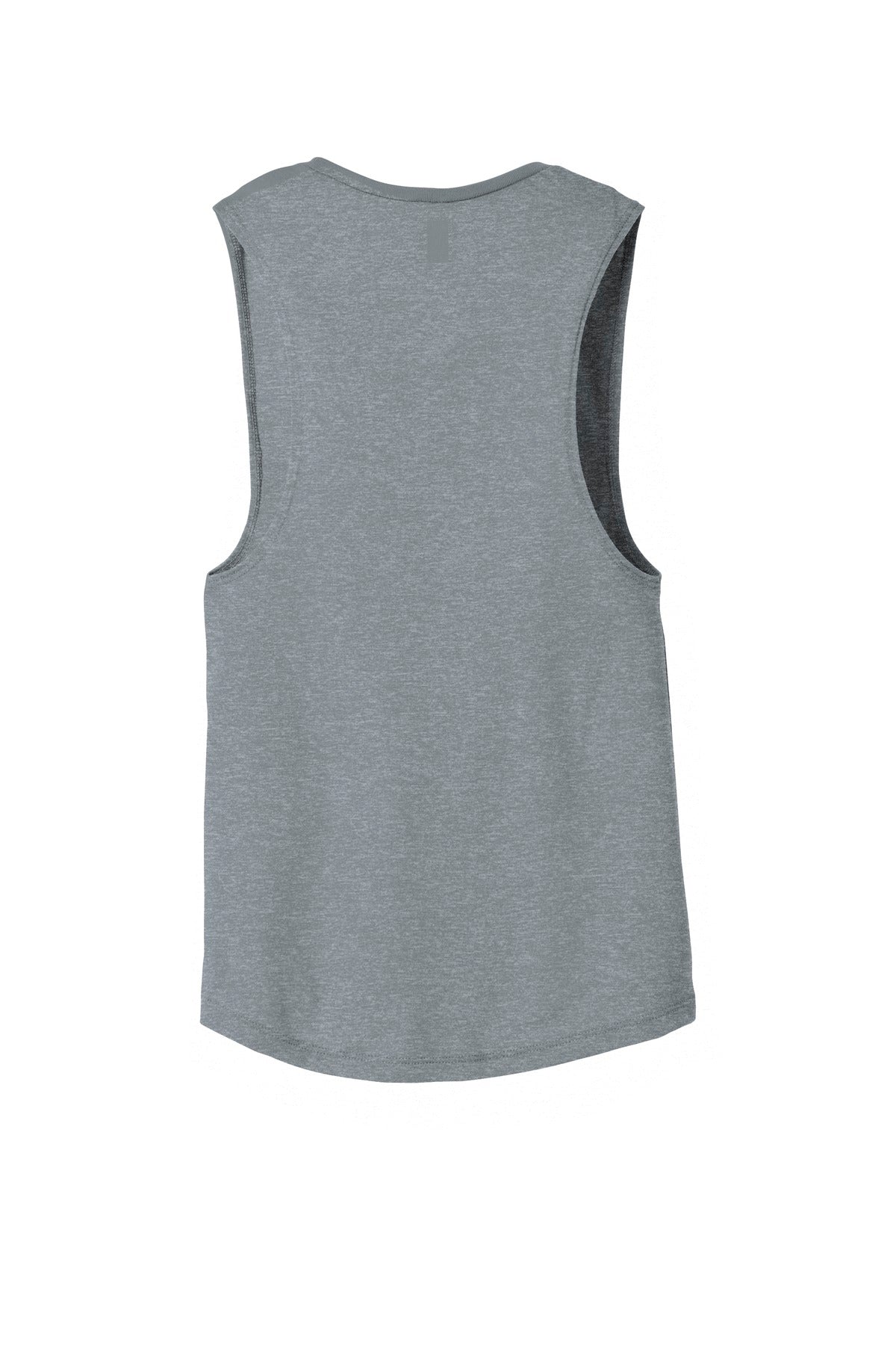 Rear View of Athletic Ht BELLA+CANVAS Women's Flowy Scoop Muscle Tank. BC8803