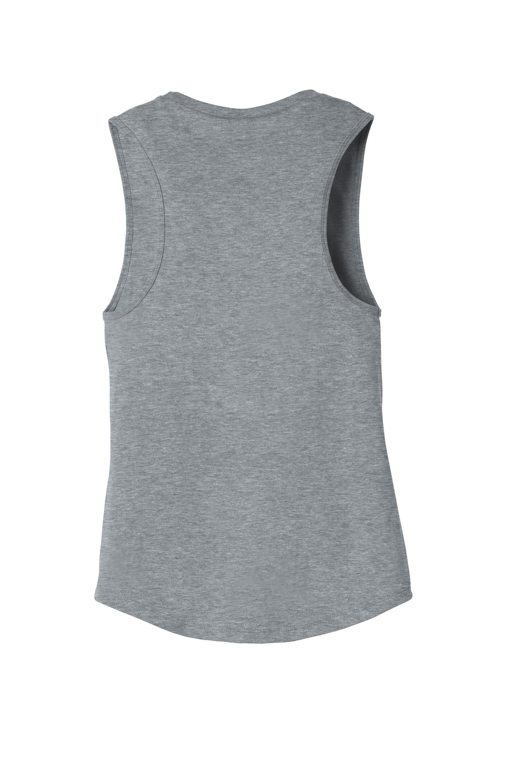Rear View of Athletic Ht BELLA+CANVAS Women's Jersey Muscle Tank. BC6003