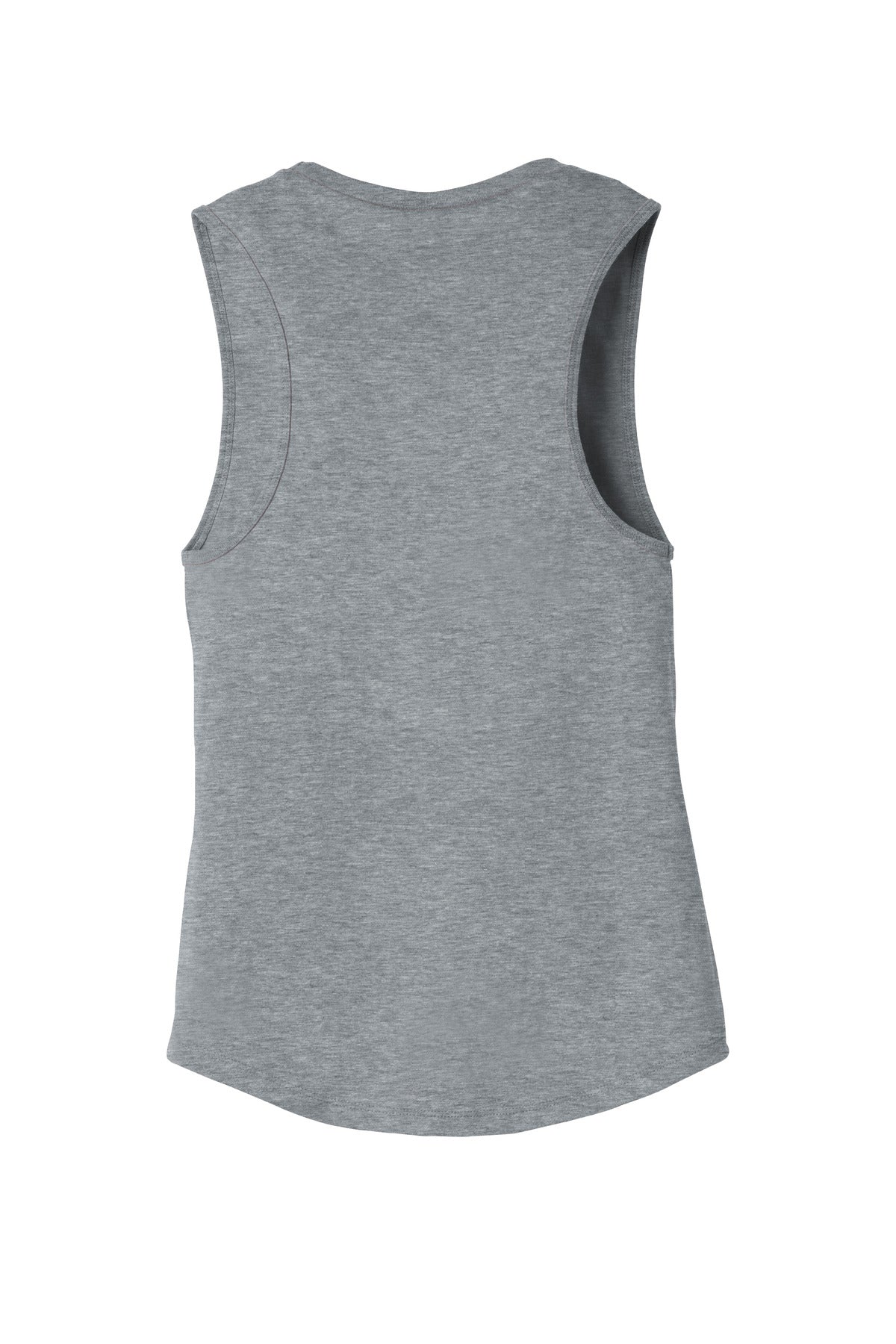 Rear View of Athletic Ht BELLA+CANVAS Women's Jersey Muscle Tank. BC6003