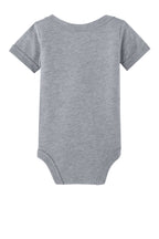 Rear View of AthlHthr BELLA+CANVAS Infant Jersey Short Sleeve One Piece BC100B