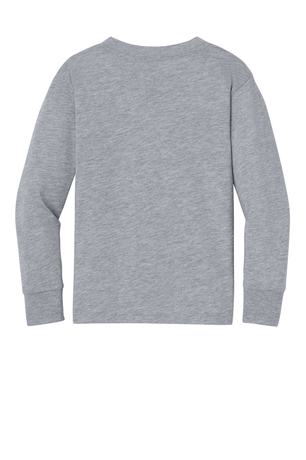 Rear View of AthlHthr BELLA+CANVAS Toddler Jersey Long Sleeve Tee BC3501T