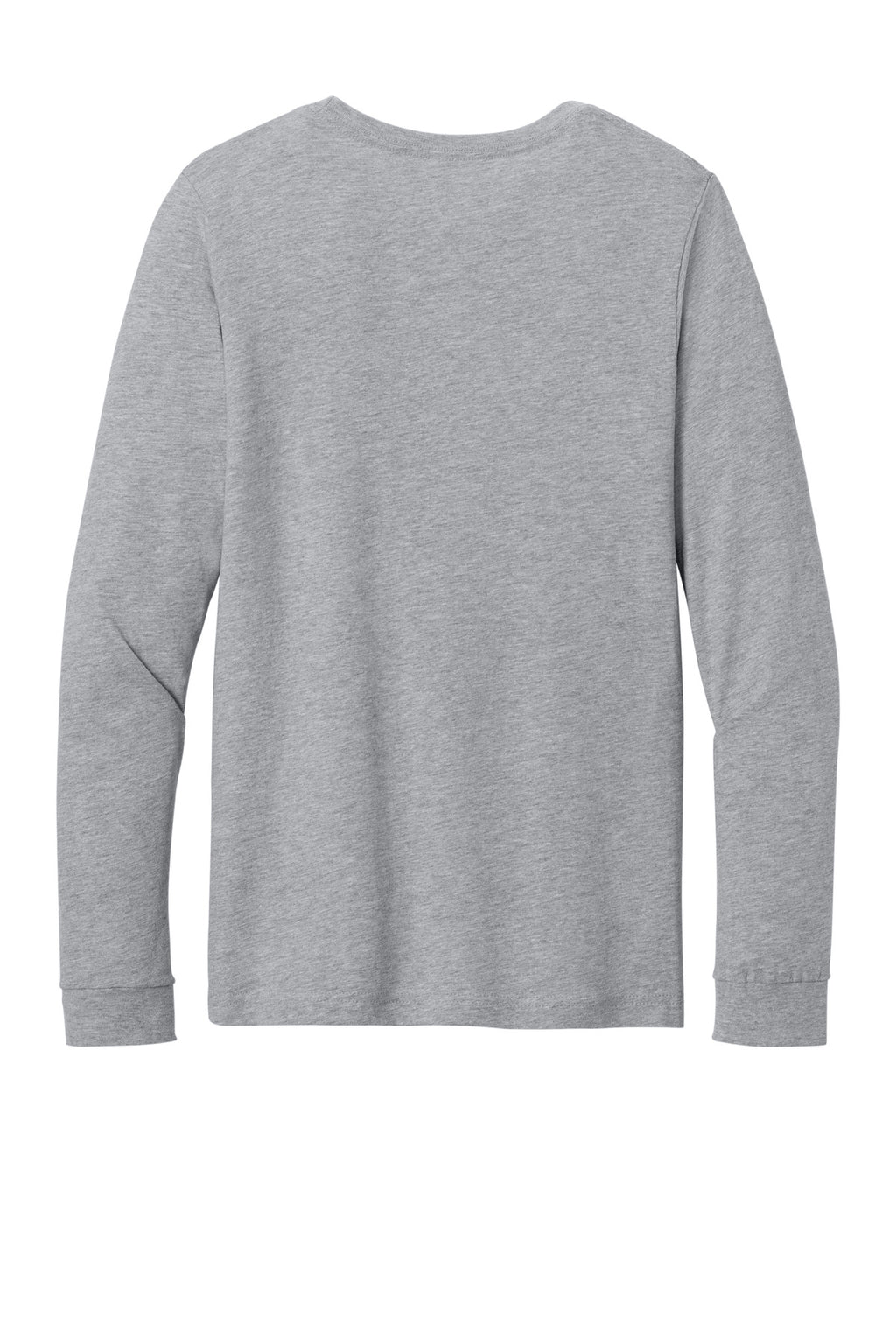 Rear View of AthlHthr BELLA+CANVAS Unisex Heather CVC Long Sleeve Tee BC3501CVC