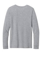 Rear View of AthlHthr BELLA+CANVAS Unisex Heather CVC Long Sleeve Tee BC3501CVC