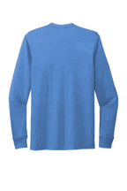 Rear View of Azure Blue Allmade Unisex Tri-Blend Long Sleeve Tee AL6004