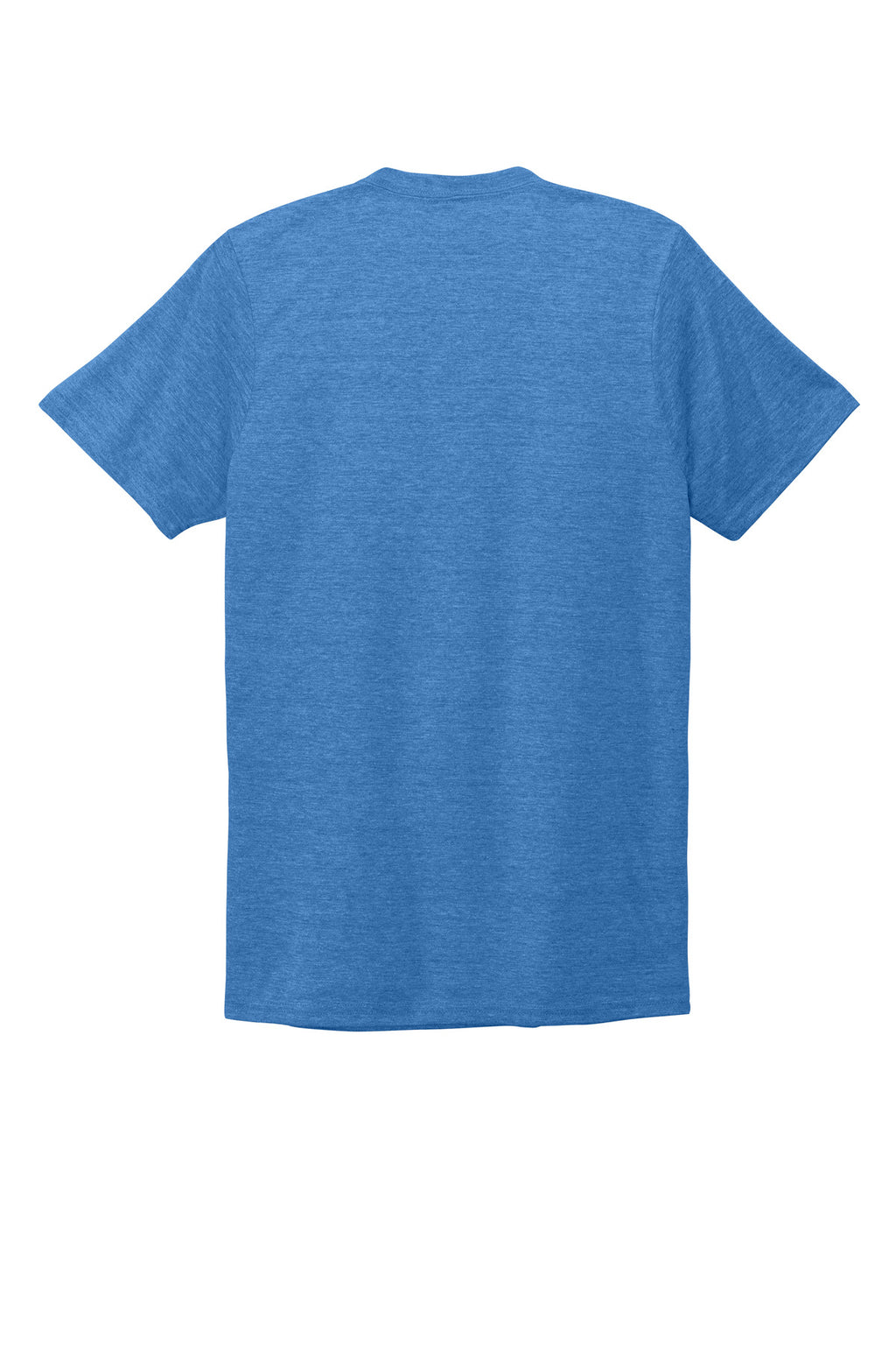 Rear View of Azure Blue Allmade Unisex Tri-Blend V-Neck Tee AL2014