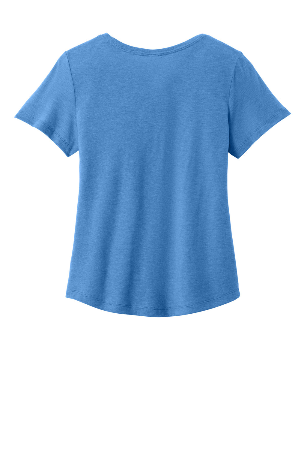 Rear View of AzureBlue Allmade Women's Relaxed Tri-Blend Scoop Neck Tee AL2015