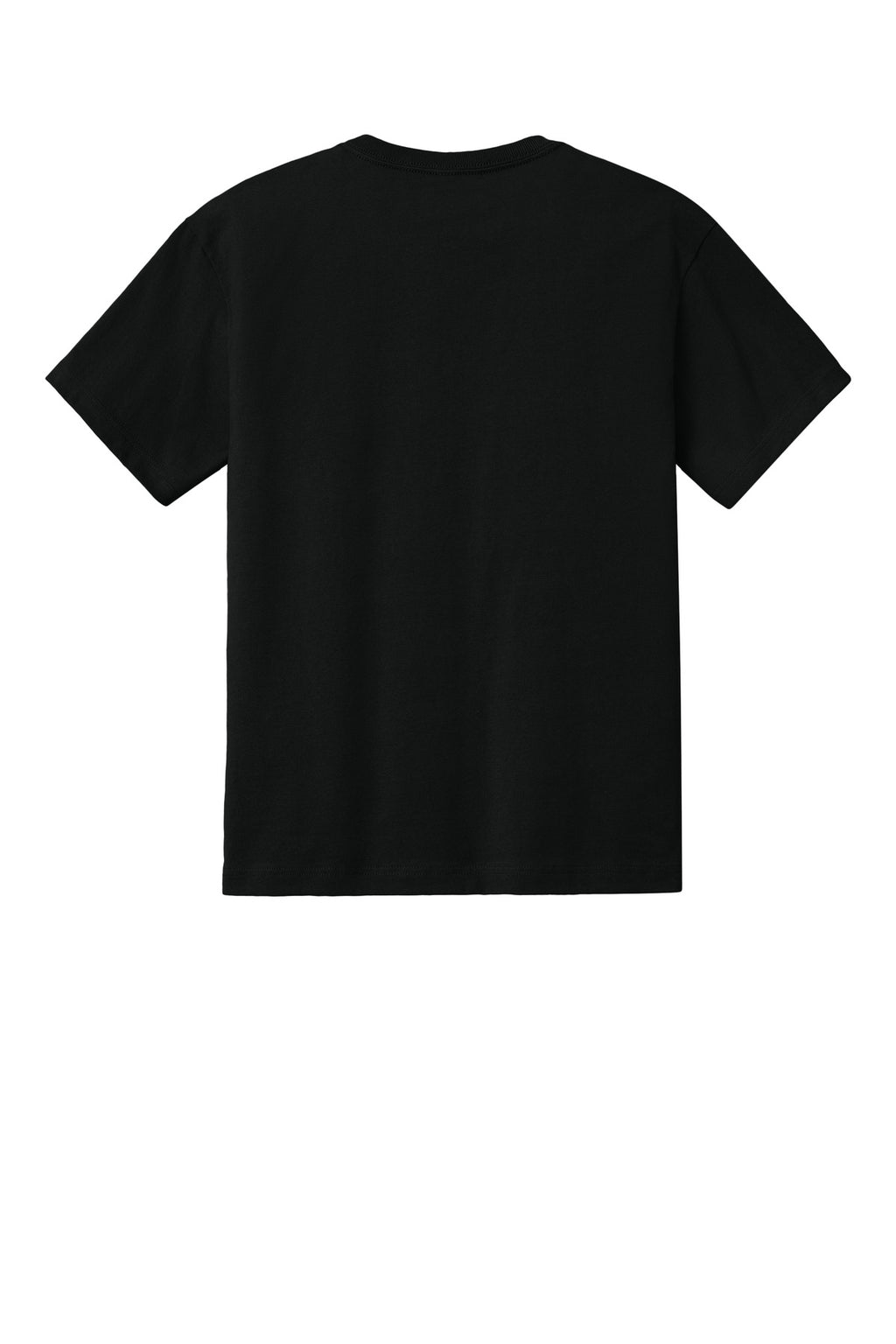 Rear View of Black BELLA+CANVAS Unisex 7.5-Ounce Heavyweight Tee BC4610