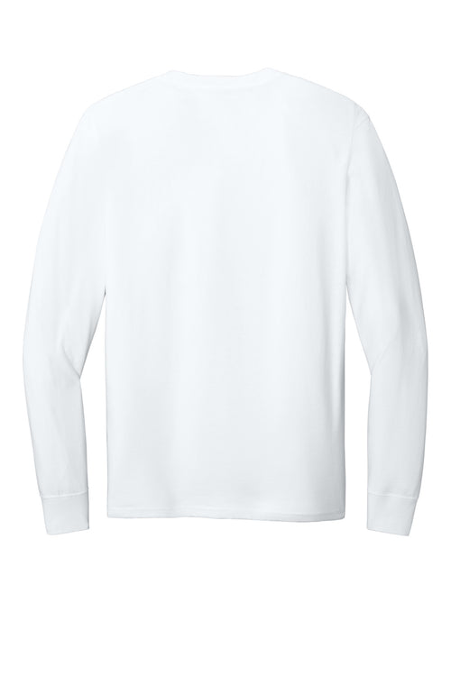 Rear View of BrtWhite Allmade Unisex Long Sleeve Organic Cotton Tee AL6104