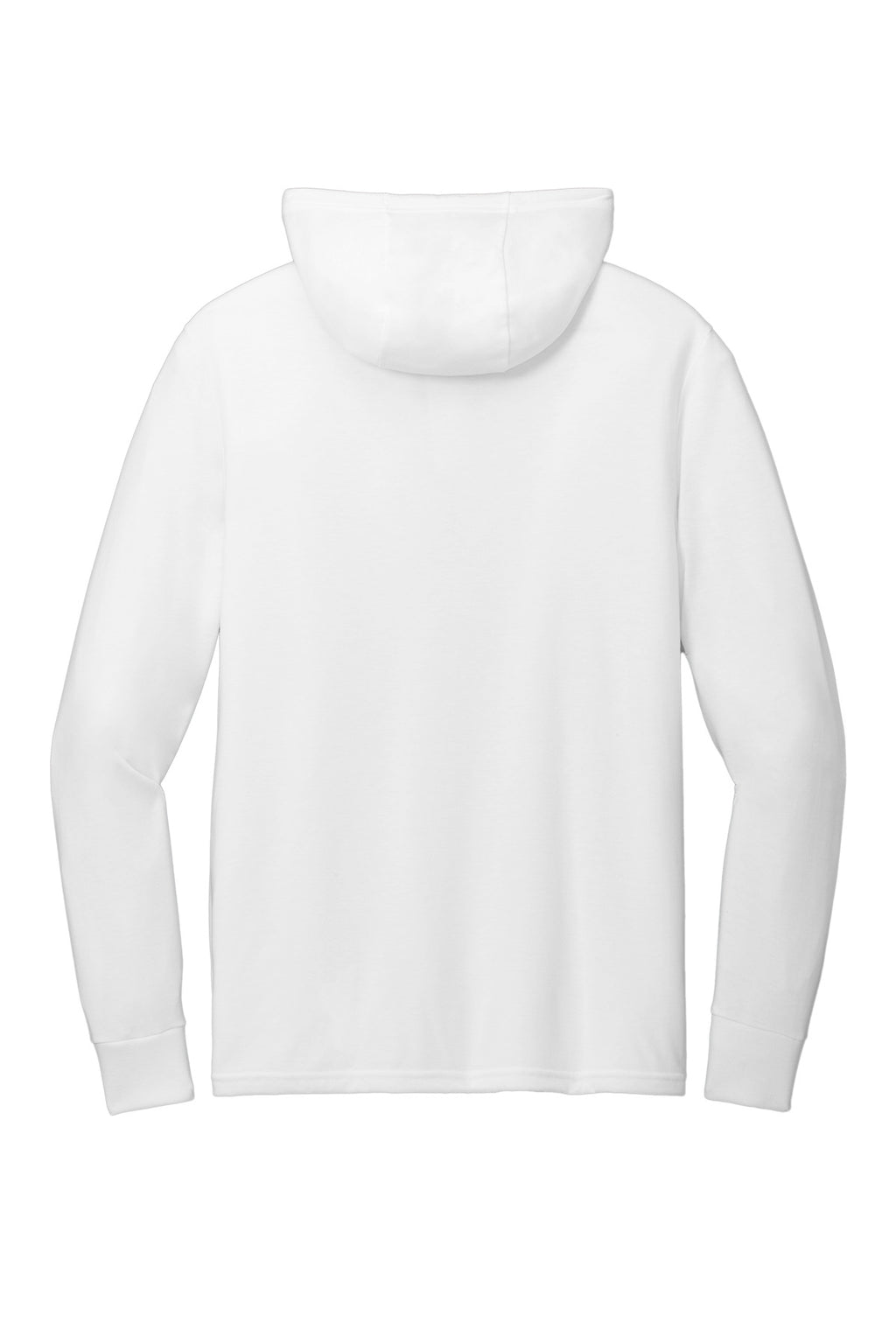 Rear View of BrtWhite Allmade Unisex Tri-Blend Hoodie Tee AL6003